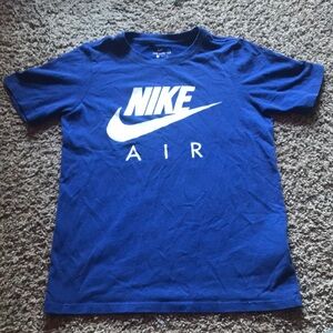 Nike Blue Short Sleeve Boys Tee Shirt